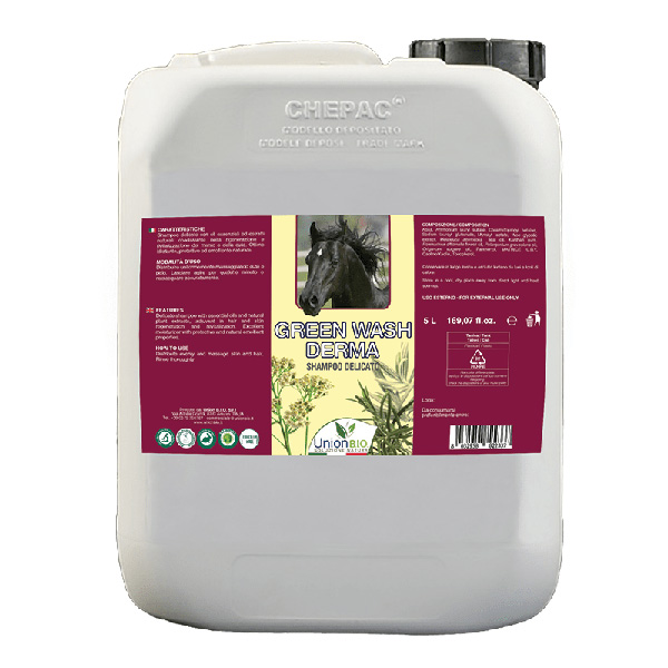 Union B.I.O. - Green Wash Derma Shampoo Delicato per Cavalli Shop on line  Equini