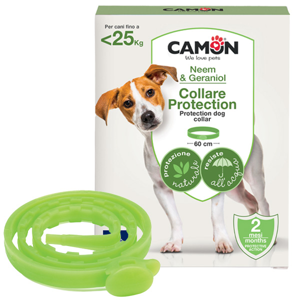 CAMON Natürliches Hundehalsband mit Neemöl 75 cm