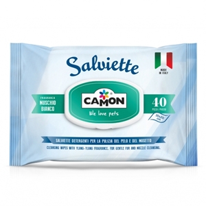 SALVIETTE CANI E GATTI - MUSCHIO BIANCO