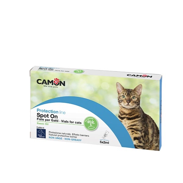 Camon - Fiale Spot-On per Gatti all'Olio di Neem