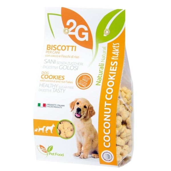 2G pet food guidolin gianni - Cookies con Cocco e Fiocchi di Riso