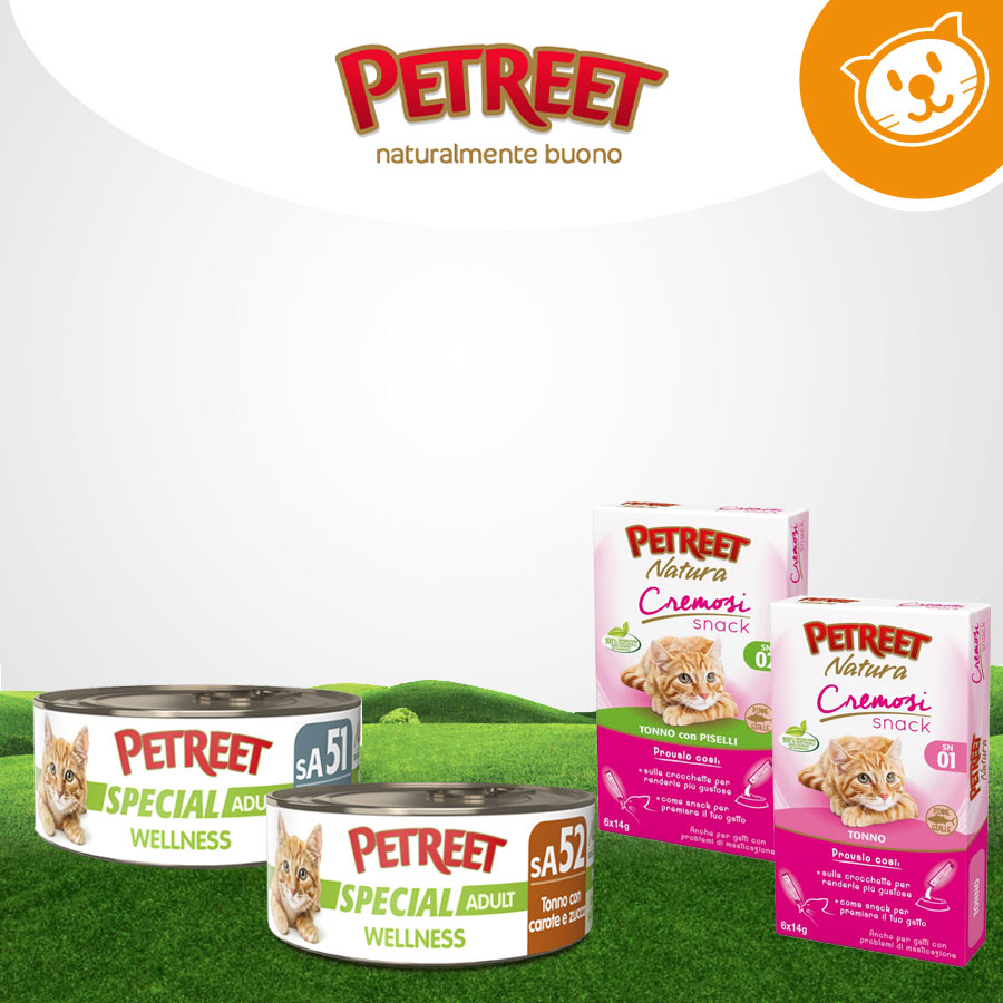 Petreet Umido & Snack Gatto