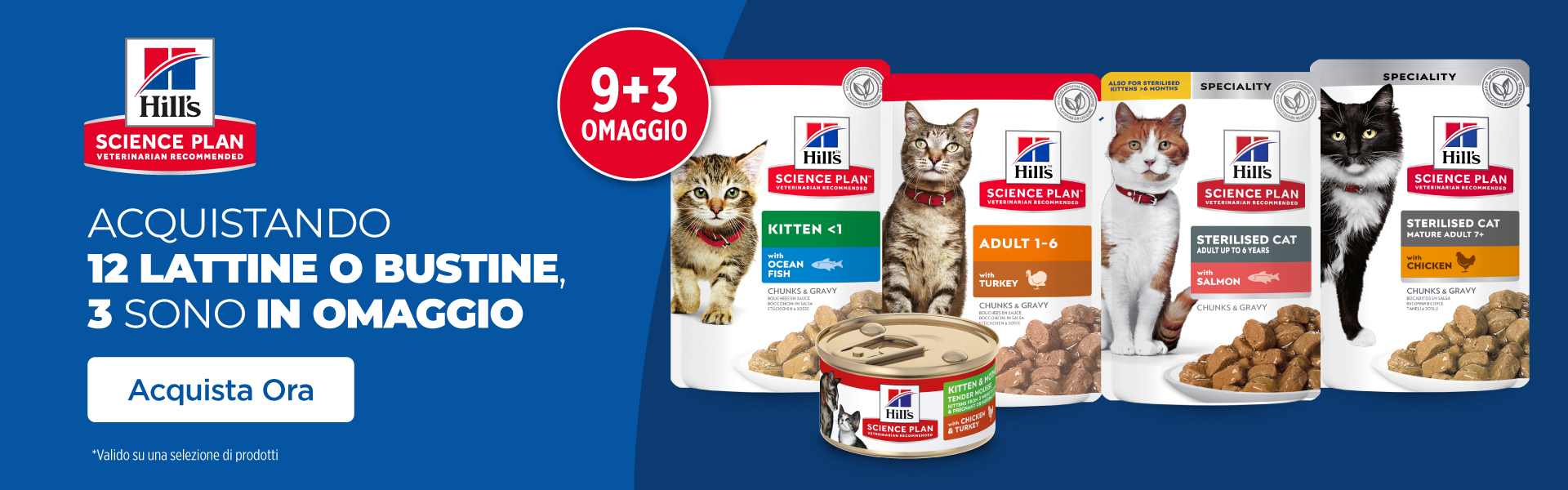 Hills 9+3 gatto