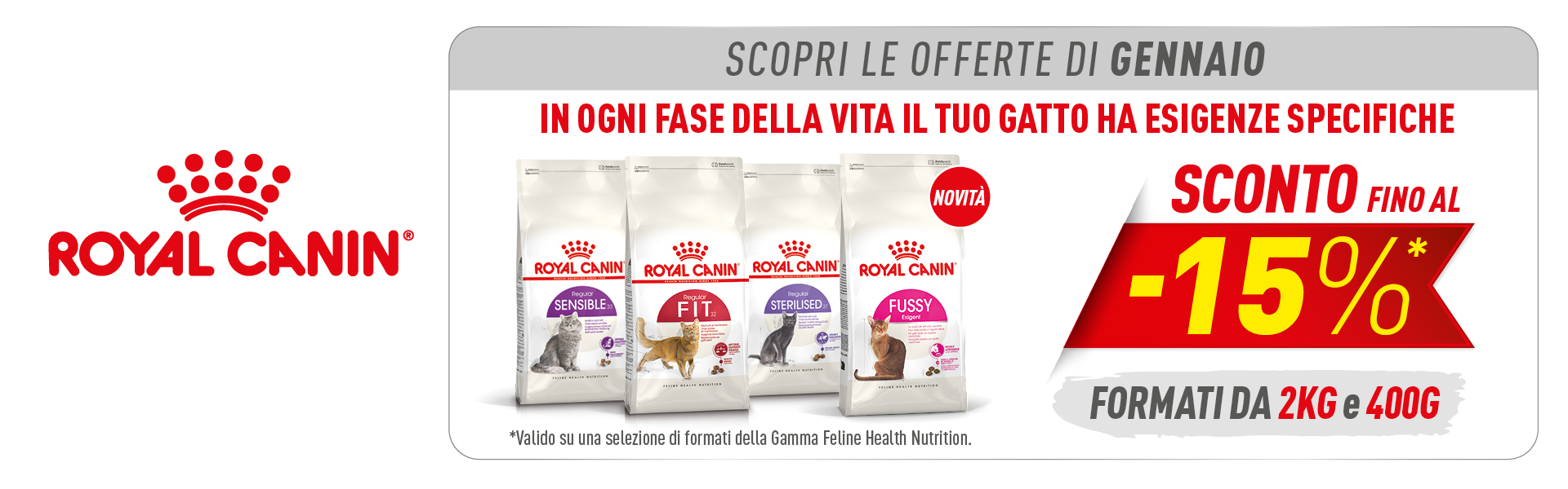 Slider Royal Gatto mantenimento Gennaio