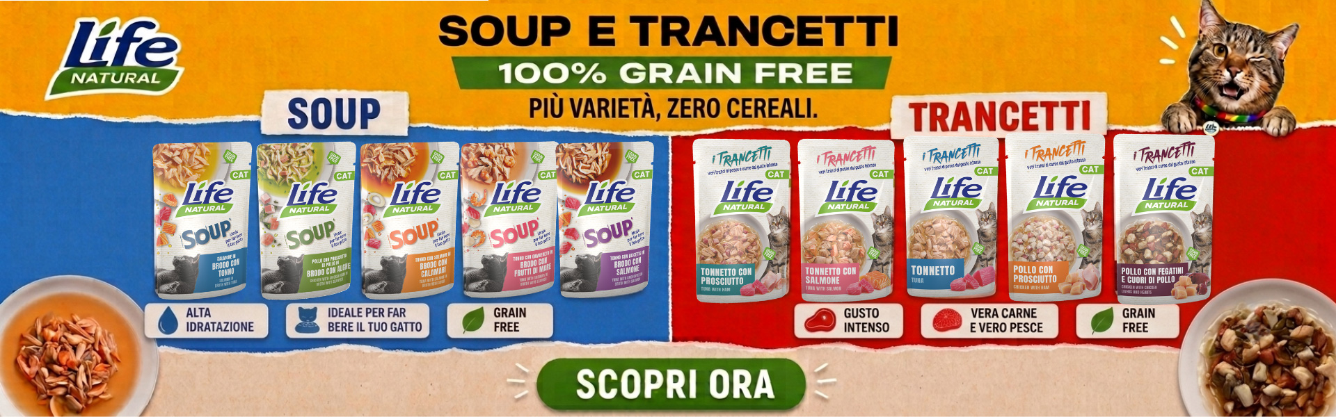 Life Cat Natural Soup e Trancetti