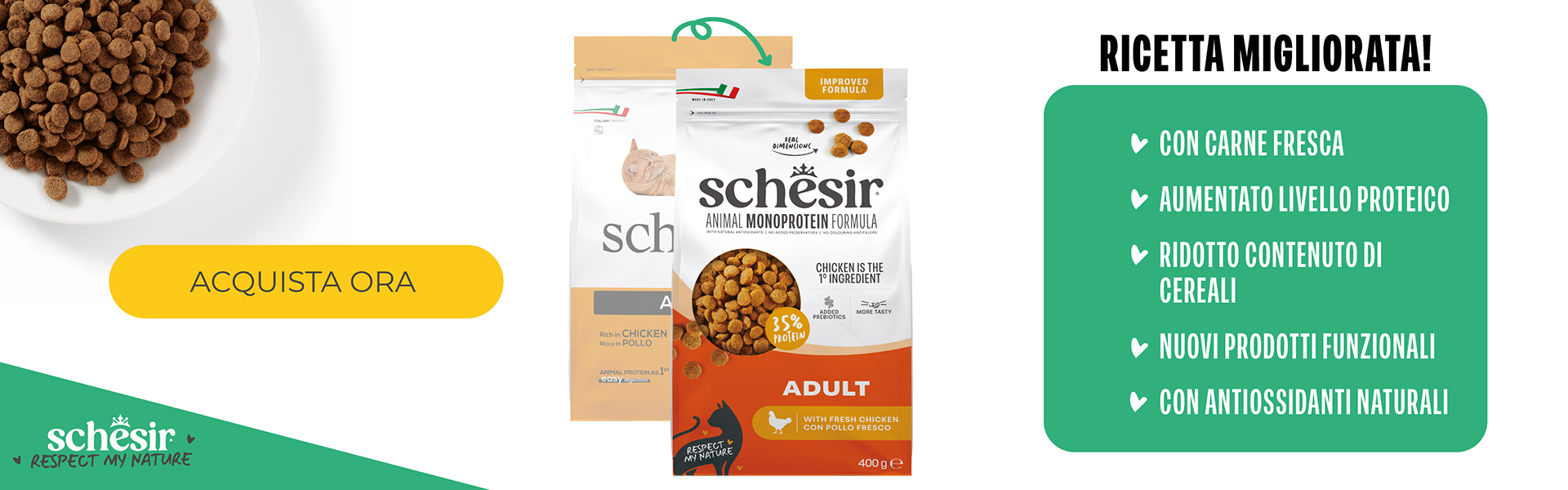 Schesir Cat Monoprotein Secco